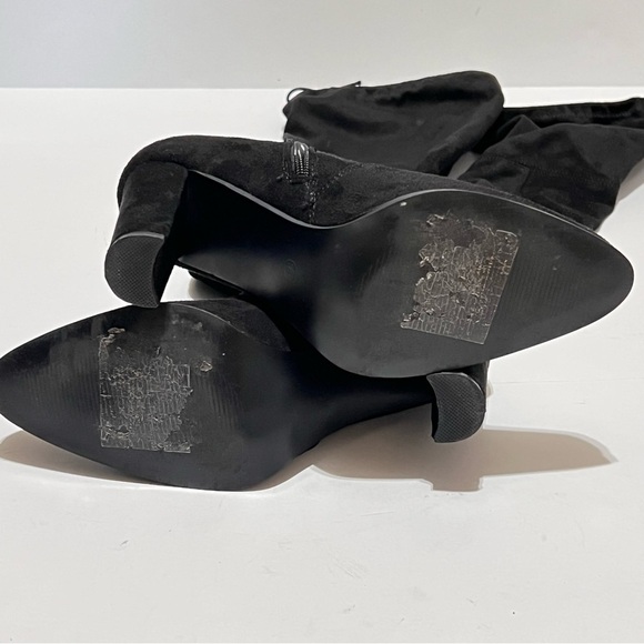 Justfab • Signy Faux Suede Over the Knee Boots - Picture 5 of 9